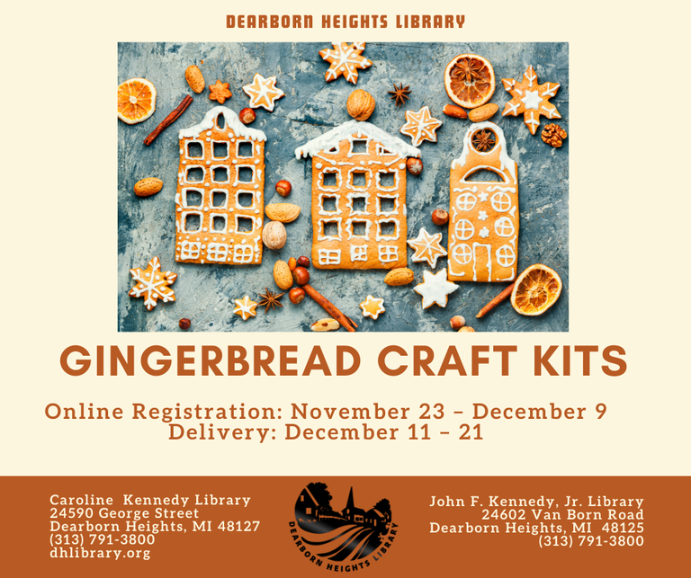 Image of gingerbread cookies with text.
